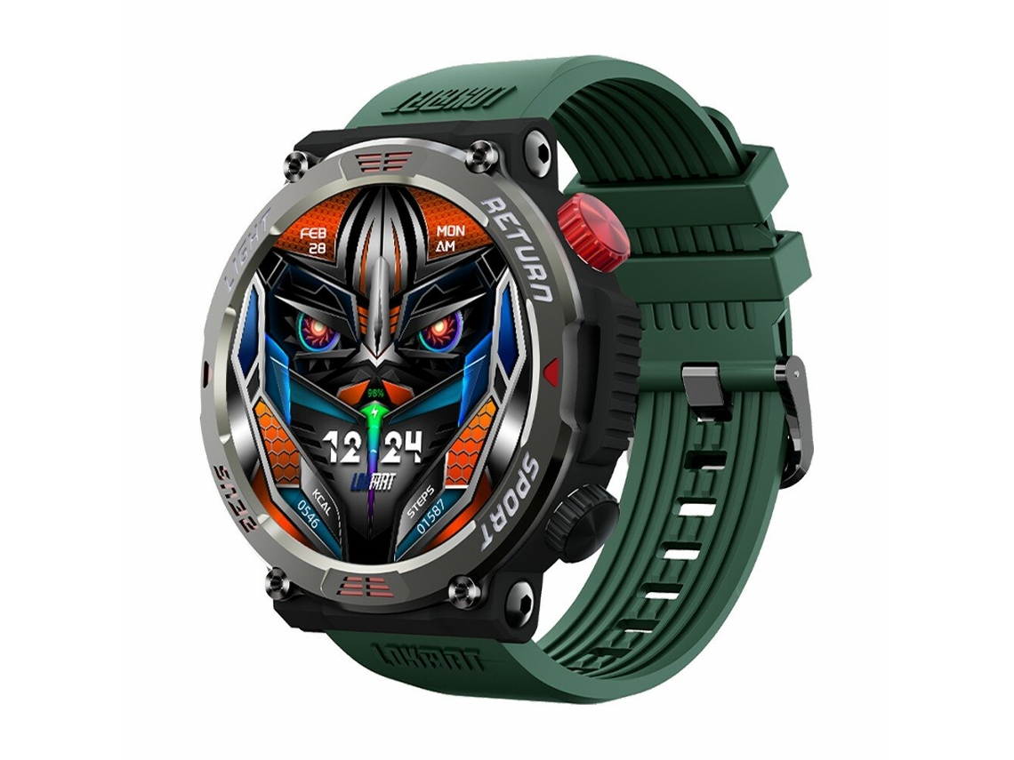 Reloj Inteligente Deportivo Red-lokmat Zeus 5 Pro De 1,54 Pulgadas Con Resistencia A La Corrosión Y 5 Atm