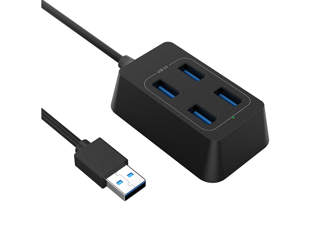 Dodocool Concentrador Usb 3.0 Superspeed De 4 Puertos Transferencia De Datos 5gbps Plug Play Negro