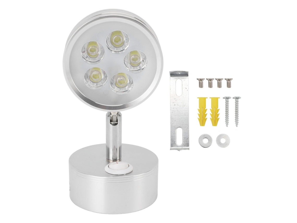 Yncm2026-lámpara De Pared Led Con Interruptor Manual Aluminio Electrolítico Para Dormitorios Salones Gabinetes Galerías Marcos De Fotos