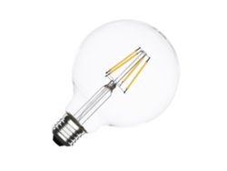 Bombilla LED E27 6W 720LM Regulable Filamento G95 Sin Parpadeo Blanco Neutro 4000K Ledkia