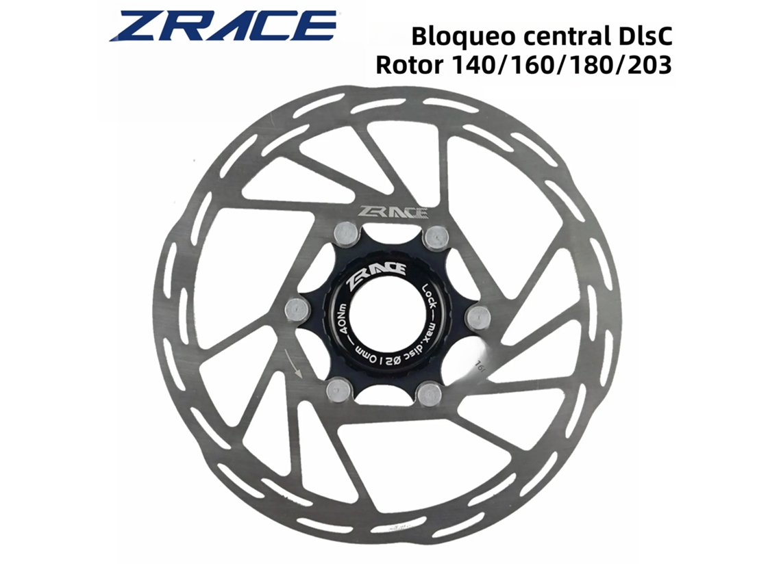 Rotor de freno Zrace Center Lock de 140 mm y 180 mm para bicicleta de carretera Mtbvayotoy
