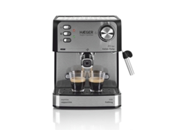Cafetera espresso Haeger Super Expresso de 20 bares, 1,60 l, 850 W, café molido/cápsulas