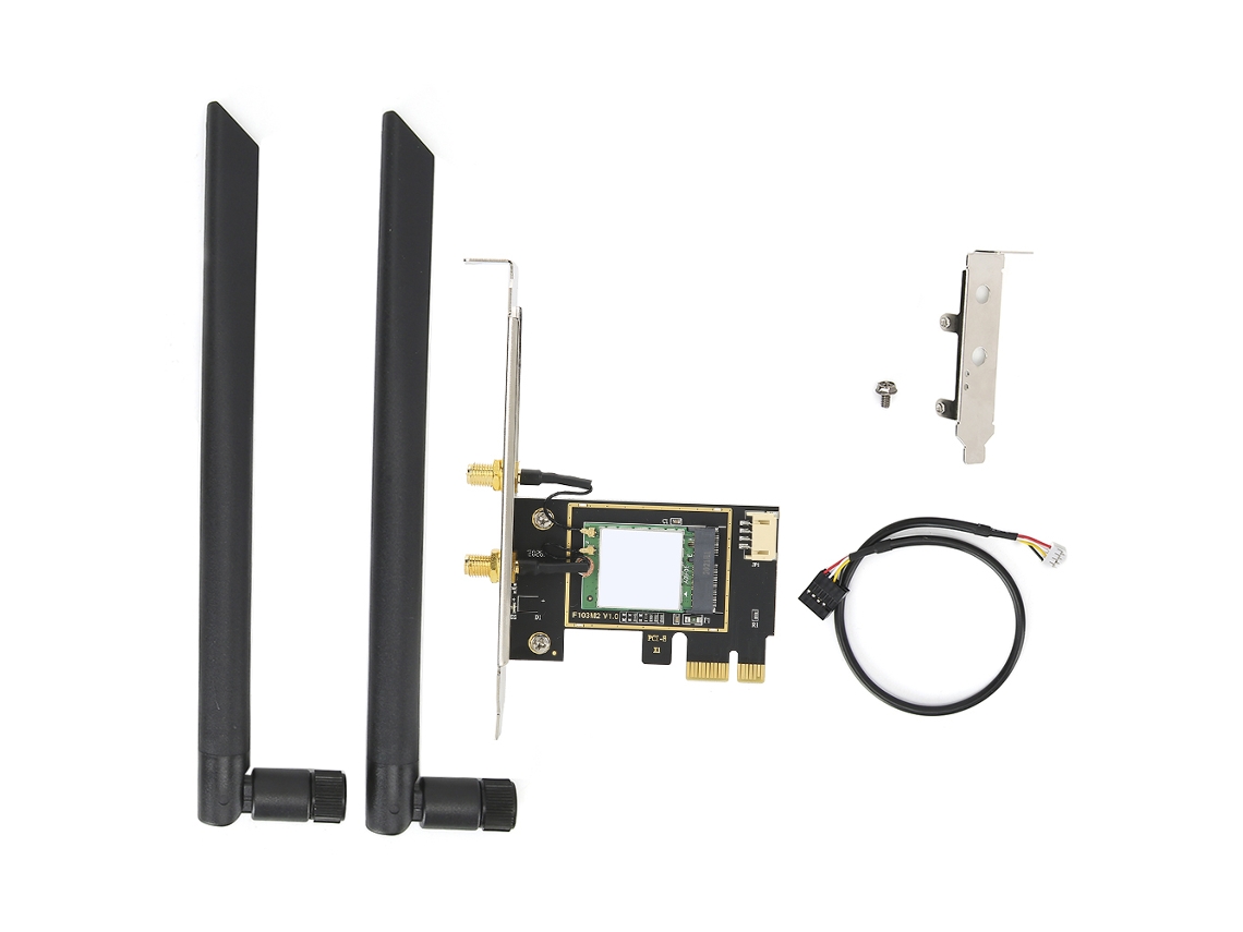 Tarjeta De Red Inalámbrica Para Intel Ax200ngw Wifi6 Desktop Pcie 2.4/5ghz Tamaño Mini