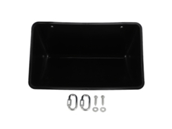 Comedero Colgante De Plástico Para Pollos, Cabras, Patos Y Aves De Corral Con Gancho Negro.