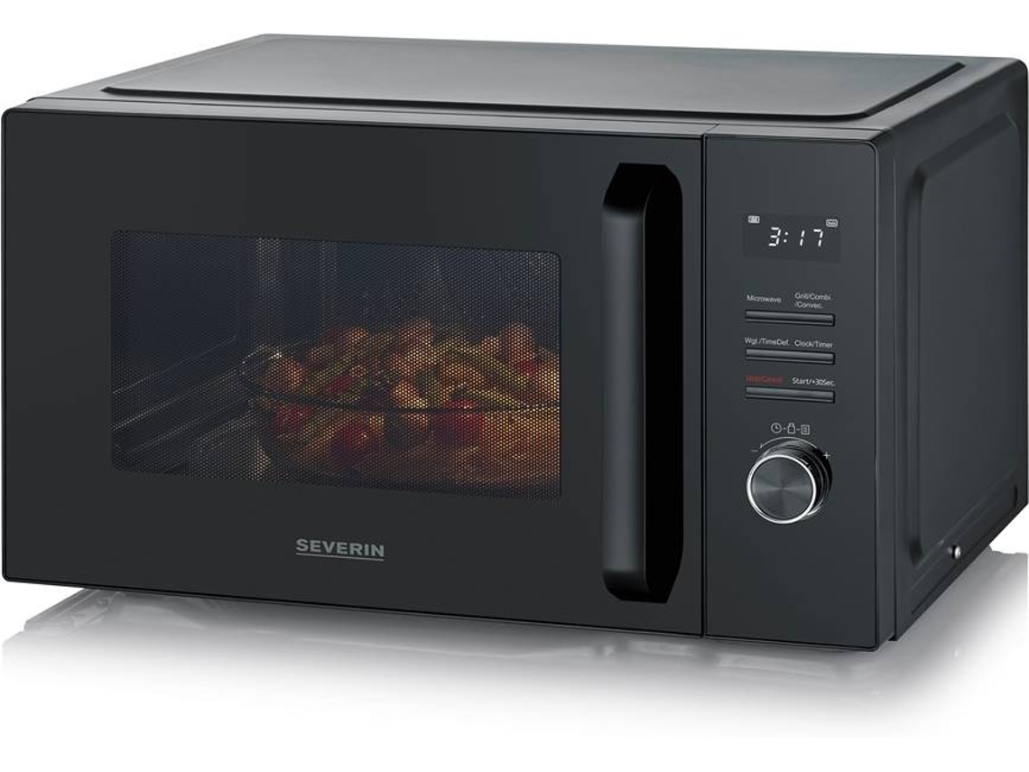 Microondas SEVERIN MW7798 (29 L - Con Grill - Negro)