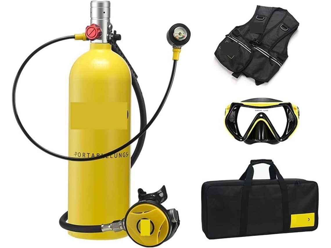 Minibotella De Buceo, Tubo De Respiración, Tanque De Oxígeno Para Buceo Subacuático