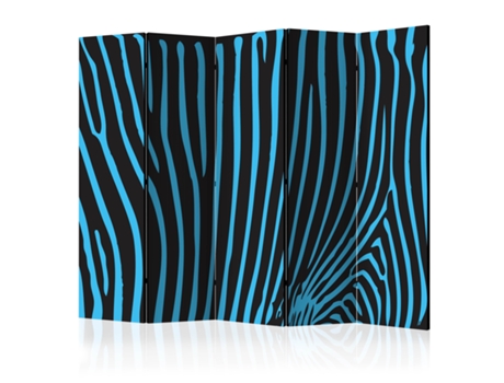Biombo ARTGEIST Zebra pattern (turquoise) II (225x172)