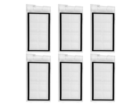 6 piezas de repuesto de filtro Hepa para Xiaomi Roidmi Eve Plus Robot repuestos de aspiradora Accesorios