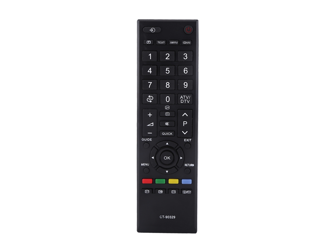 Mando A Distancia De Repuesto Universal Ct-90329 Para Televisores Lcd Inteligentes Toshiba, Color Negro.