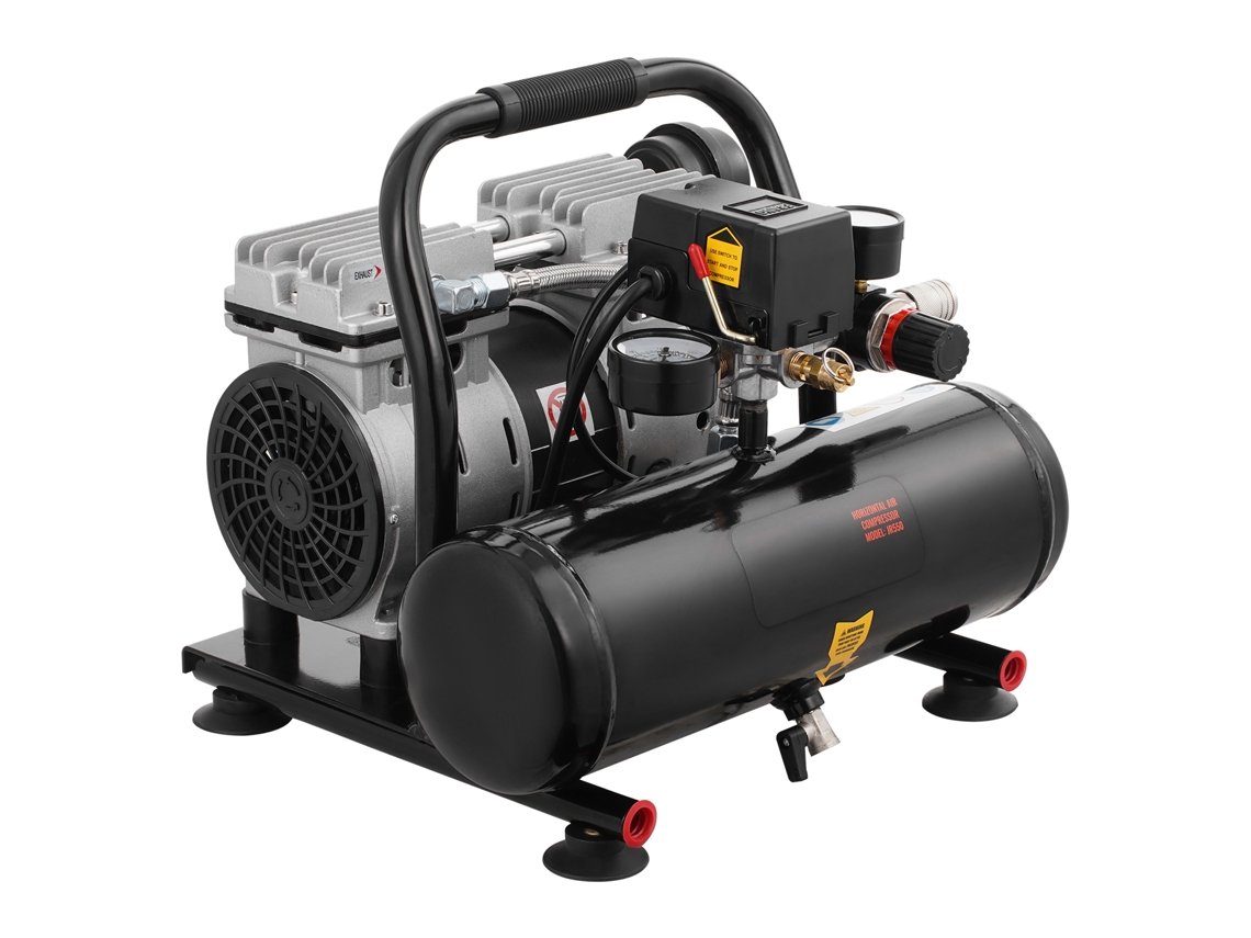 Compresor de aire portátil compacto sin aceite Succebuy de 4 L y 7 bares, 375 x 345 x 330 mm