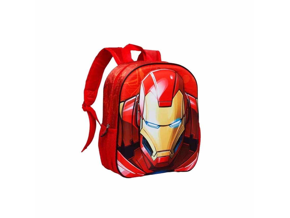 Disney Iron Man Stark-Mochila 3D Pequeña, Multicolor