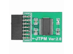 Módulo Tpm 2.0 Com Criptografia Forte Interface Lpc 14 Pinos Placa Para Win11 Verde