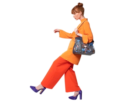 Bolsa de Hombro ANEKKE Asas Curtas Contemporary Azul