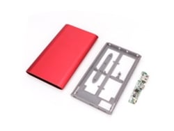 Caja De Batería Portátil 2*955465 Para Cargador Portátil Para Teléfono Inteligente Rojo