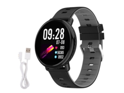 Reloj Inteligente K1 De 1,3 Pulgadas Con Monitor De Frecuencia Cardíaca Y Sueño, Resistente Al Agua Ip68, Color Gris Y Negro.