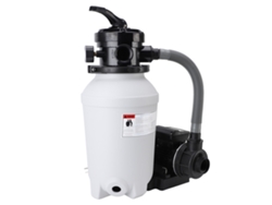 Sistema de bomba con filtro de arena para piscinas exteriores, 10 pulgadas, 0,25 hp