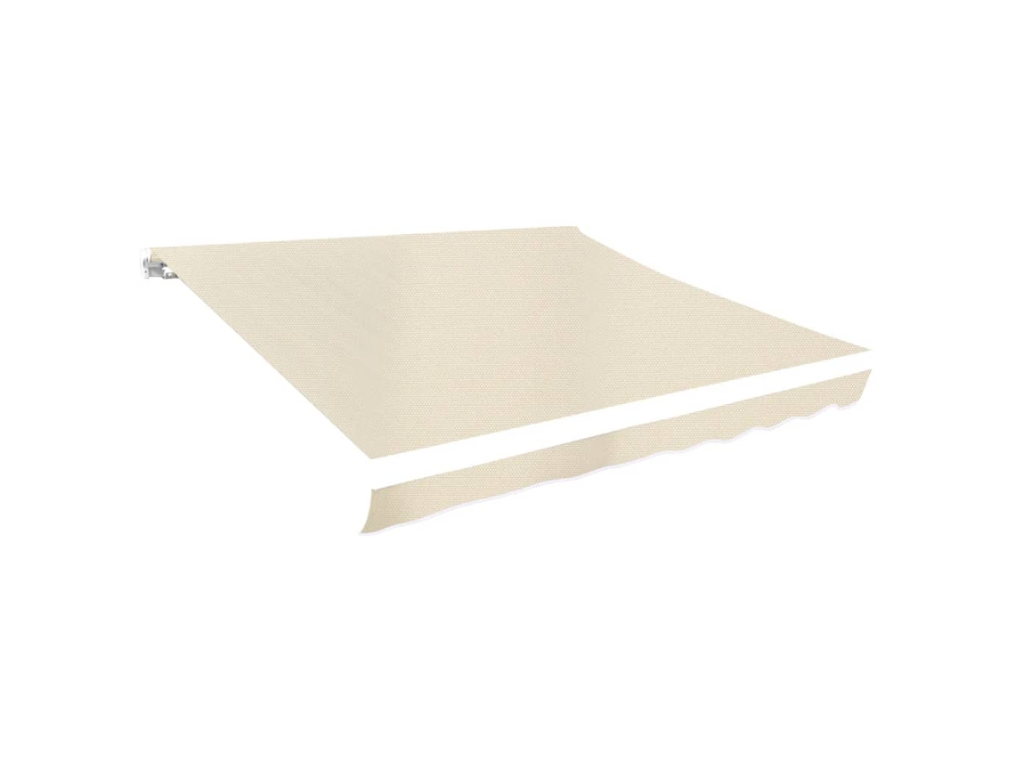 Toldo VIDAXL Crema Tela (4 x 3 m)