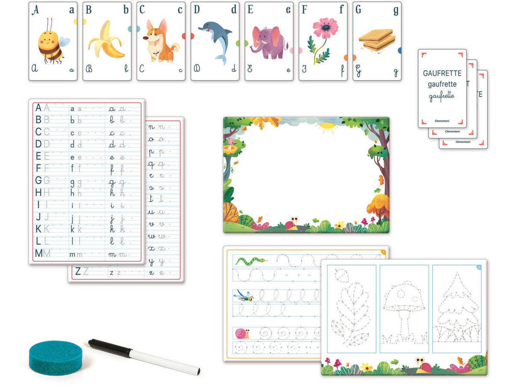 Juego Educativo CLEMENTONI Juegos De Escritura (Edad Mínima: 5)