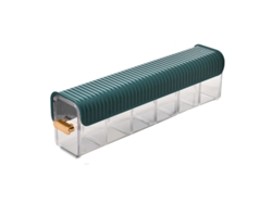 Organizador de cajón divisores para ropa interior verde (36x11x9cm) Kofihety