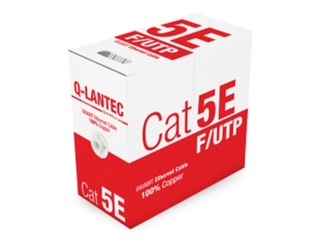 Cable de Red Rígido UTP Categoría 6 Q-LANTEC KIF5PVC305Q Gris 305 m
