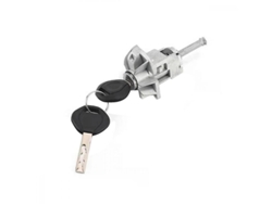 Cilindro De Cerradura De Puerta Delantera Izquierda Para Bmw E46 3 Series 2001-2006 Con 2 Llaves 51217019975 Plata