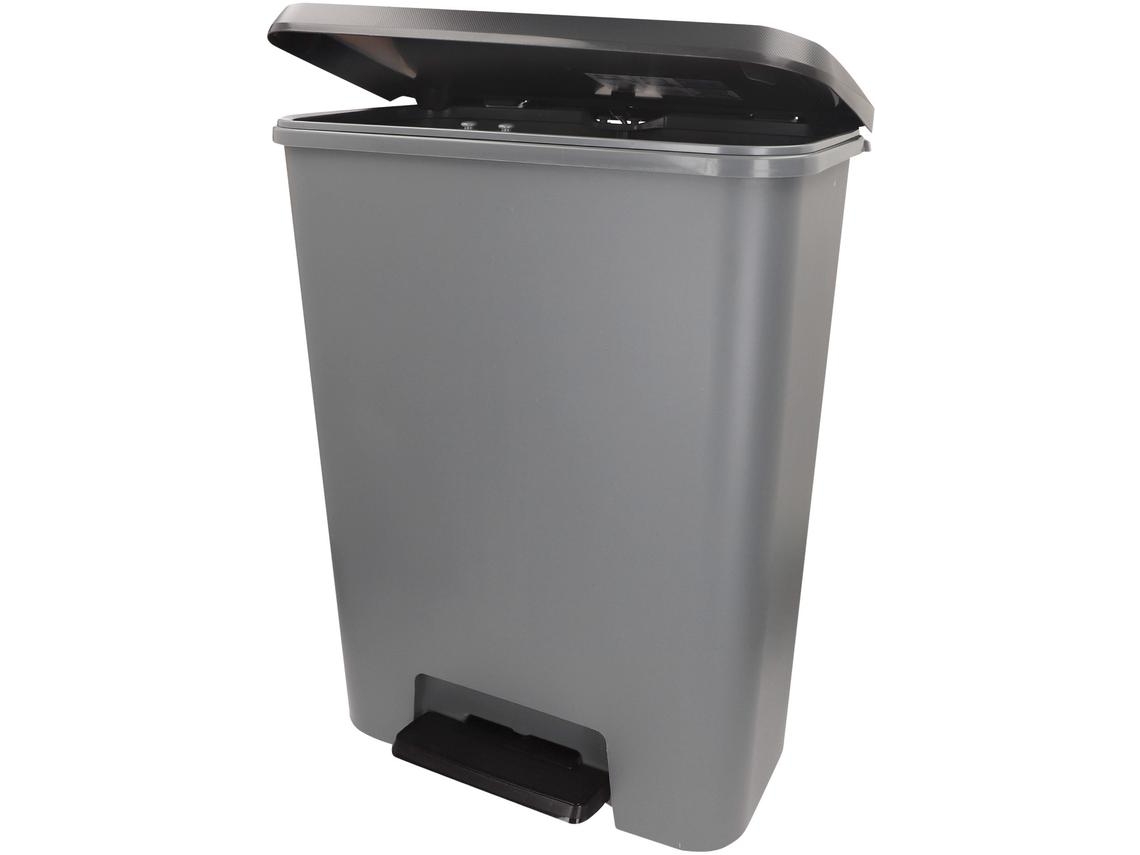 Curver Cubo de basura Compatta 50L gris