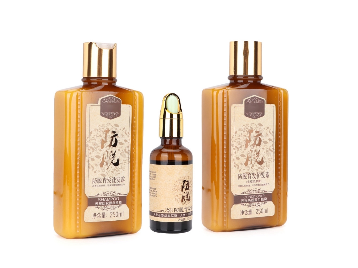 Kit 3 En 1 Champú+acondicionador+aceite De Recrecimiento Capilar Anticaída Hidratante Reparador