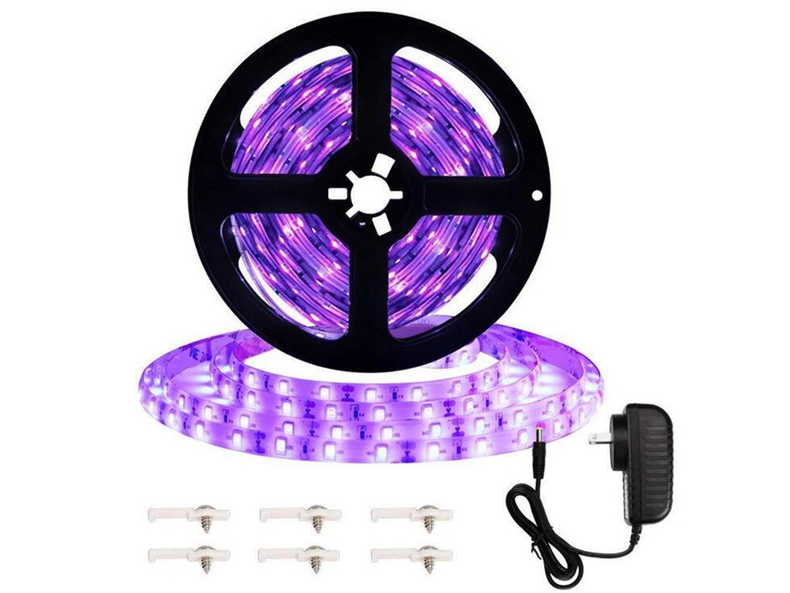 Tira de luz LED UV flexible