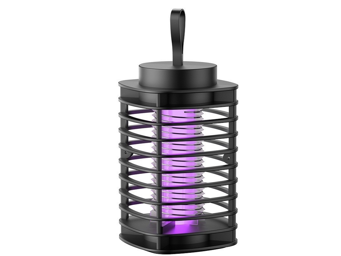 Lámpara eléctrica antimosquitos UV (negra)