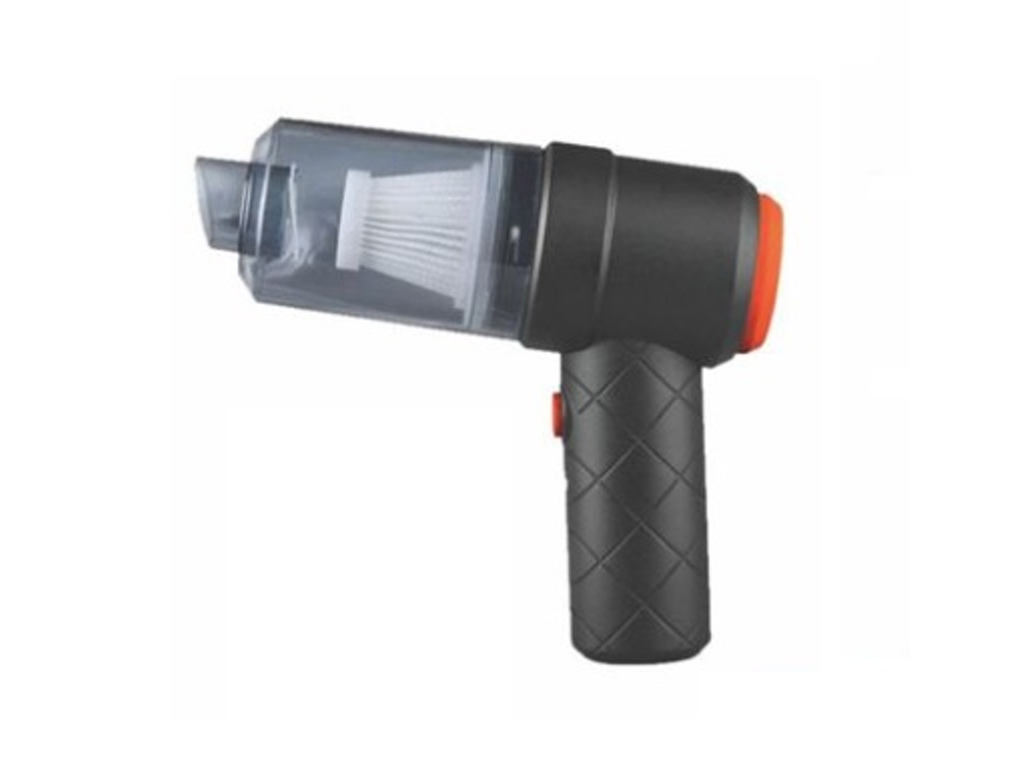 Aspiradora mini Pritech Pbp 938 2 en 1, color negro y naranja