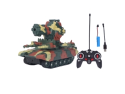 Tanque De Água Controle Remoto Elétrico De Alta Velocidade Colorido Para Menino Verão