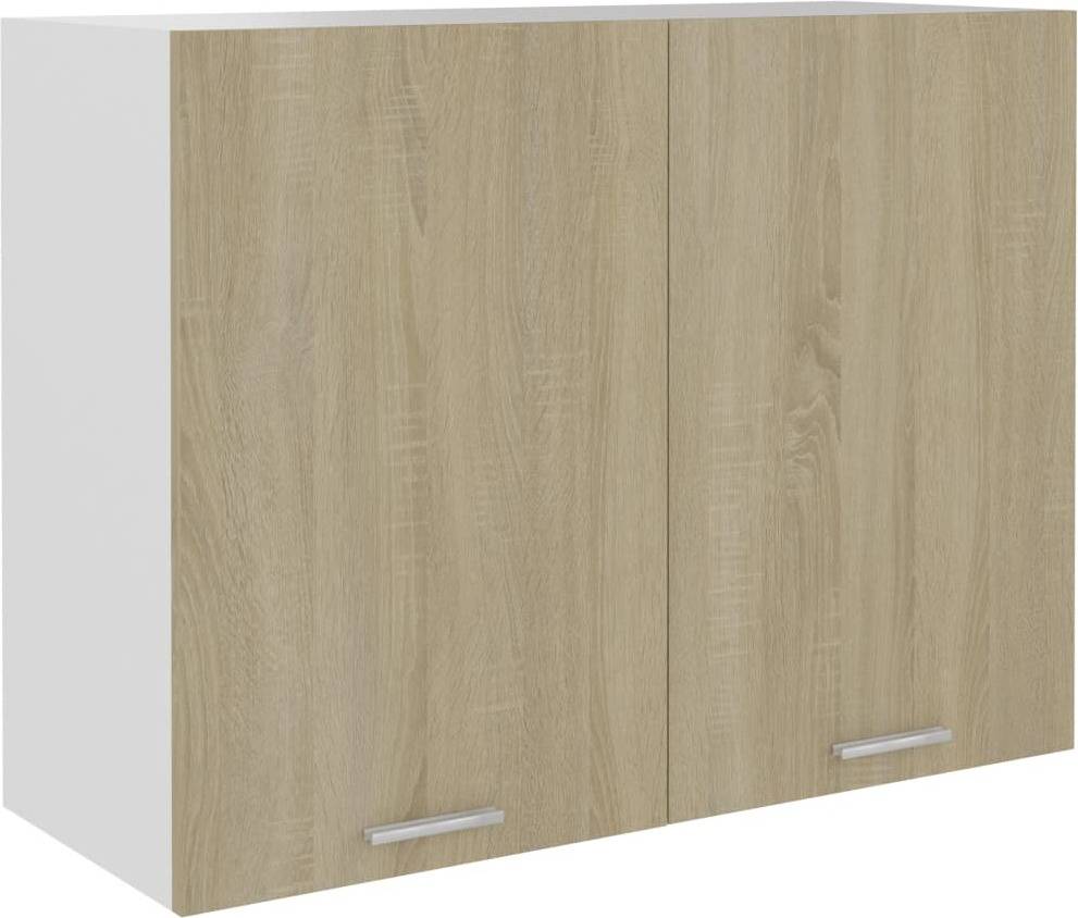 Armario Colgante De cocina vidaxl aglomerado roble sonoma 80x31x60 cm pared hanging cabinet 801279 80 31 60