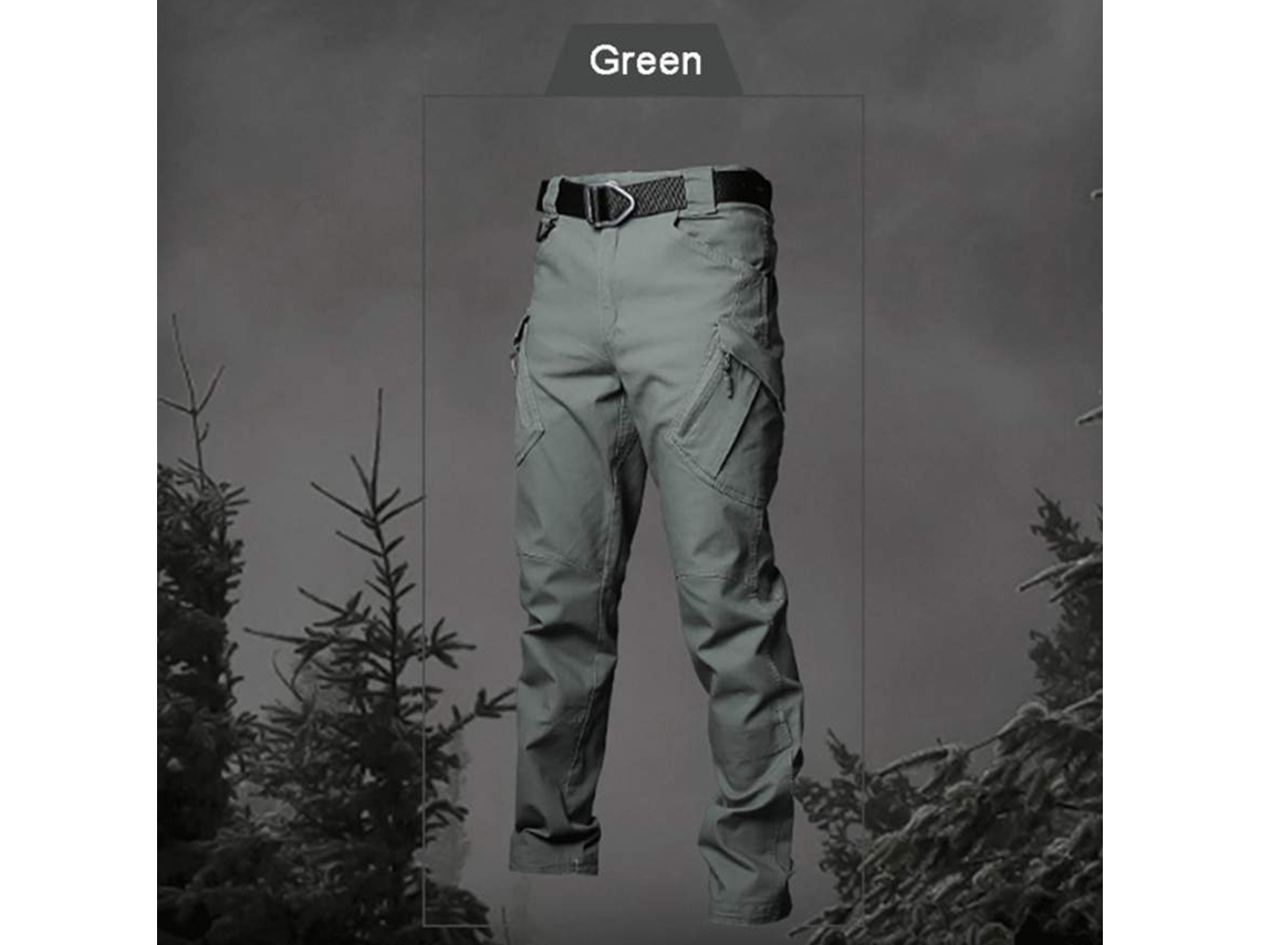 Pantalones Cargo Tácticos De Pierna Recta Y Corte Relajado Para Hombre Con Bolsillos, Ideales Para El Trabajo, Senderismo Y Motociclismo.