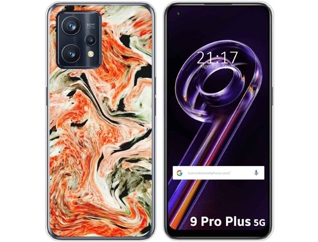 Carcasa para Realme 9 Pro Plus 5G TUMUNDOSMARTPHONE Dibujos Mármol 12 Multicolor