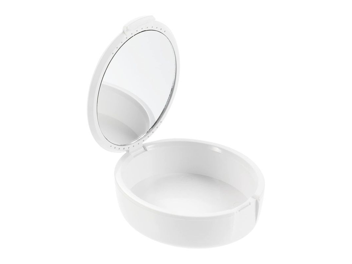 Estuche Para Prótesis Dentales - Soporte Para Aparatos De Ortodoncia Con Espejo