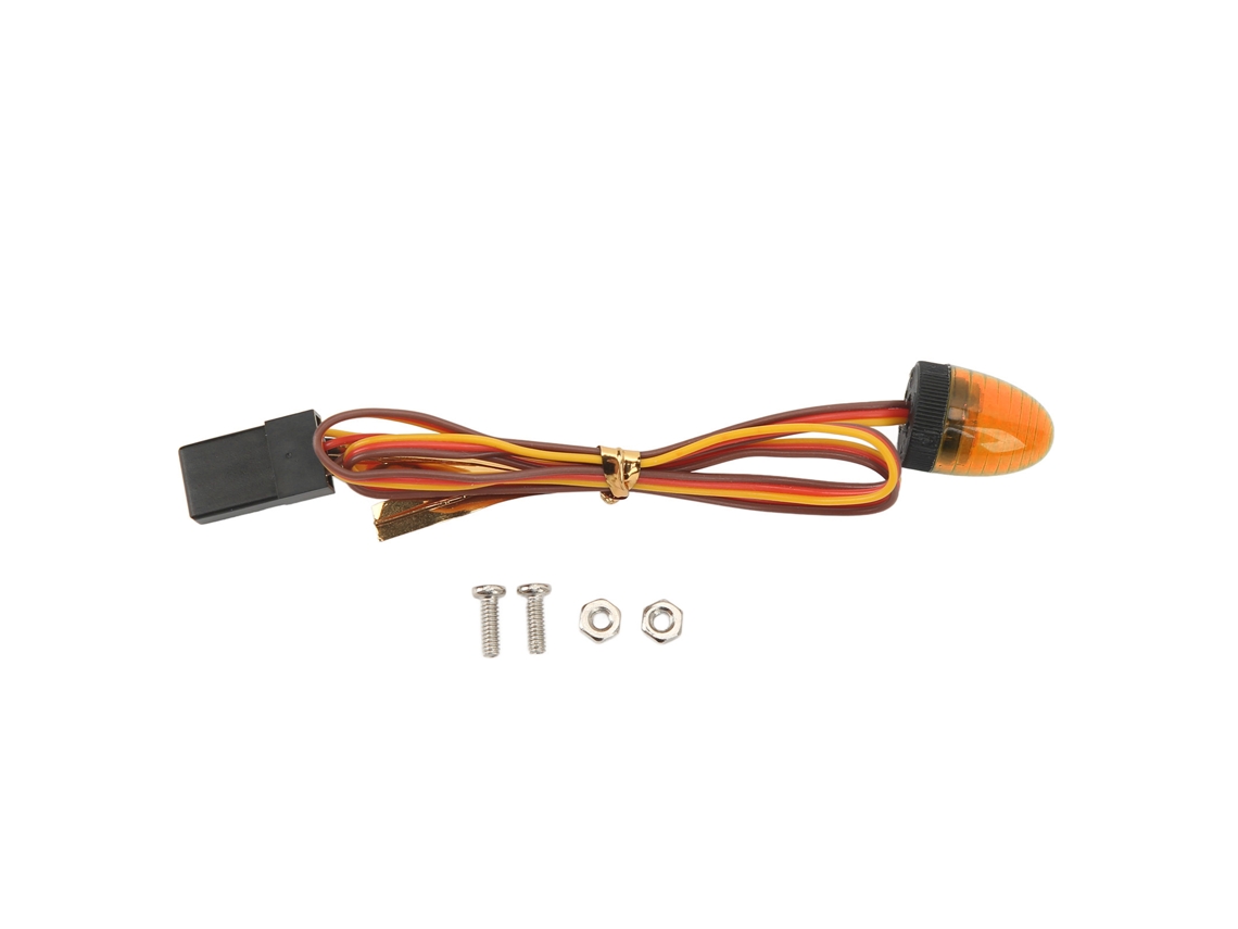 Mali luz de Alarme para Carro Rc 5 Modos de Luz Led Simulação Alta Compacta 10x15mm Amarela para Carro Rc 1/10