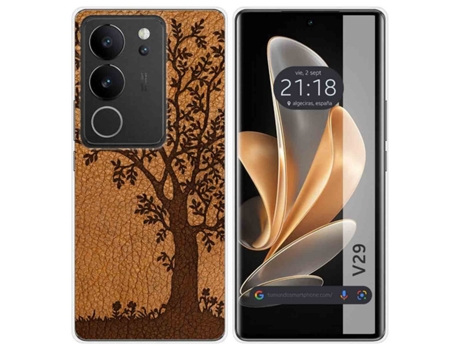 Funda Diseño Cuero para Vivo V29 5G TUMUNDOSMARTPHONE Multicolor