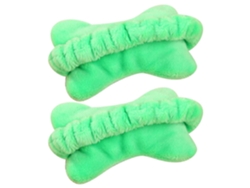 Reposamuñecas antideslizante de 2 piezas, resistente al desgaste, de franela cómoda, para uso en la oficina.