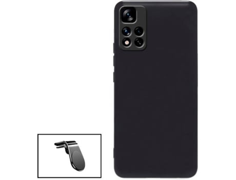 Kit Funda y Soporte Magnético Xiaomi Redmi Note 11 Pro PHONECARE L Safe (Negro)