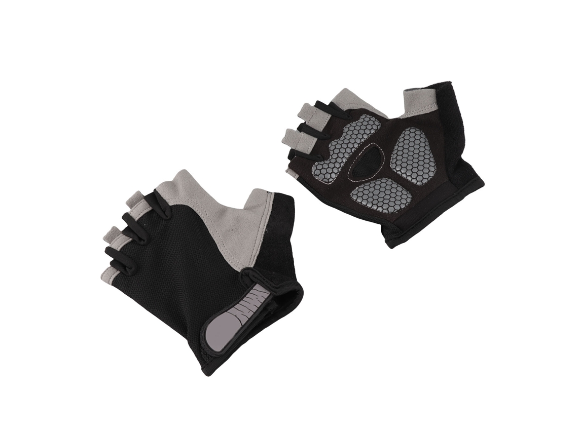 2026-guantes Antideslizantes De Levantamiento De Pesas Guantes De Media Dedo Para Ciclismo Fitness Deportes Al Aire Libre Hombre Mujer Negro M