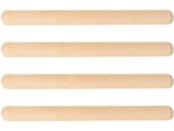 Juego De 4 Baquetas De Percusión De Madera - Práctico Para Niños Y Niñas - Instrumentos Musicales...