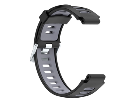 Correa Smartwatch para Garmin Forerunner 735 XT Silicona Bicolor (Negro + Gris)