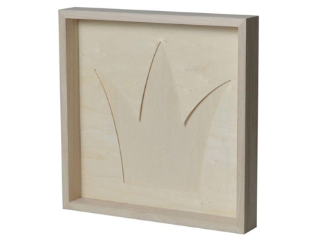 Marco decorativo 30 x 30 cm - Corona