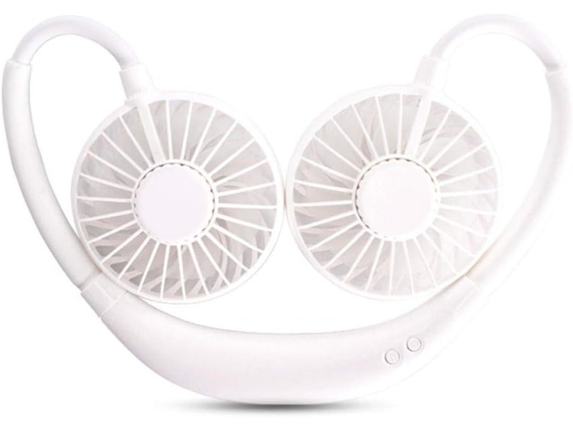 Mini Ventilador Portátil Colgante Para El Cuello Mini Luz Led Recargable Por Usb Con De