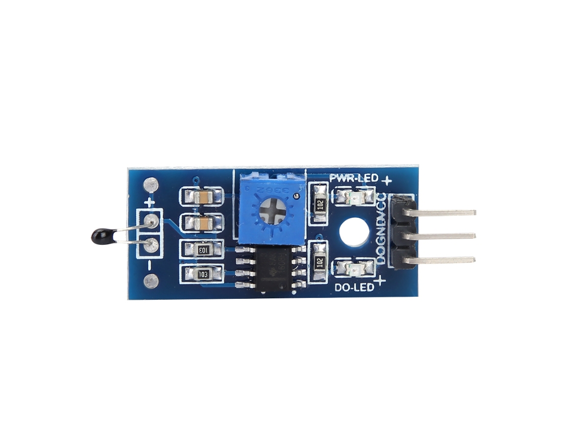 Módulo Sensor De Temperatura Digital De 3,3 V A 5 V Con Salida De Interruptor Y Potenciómetro.