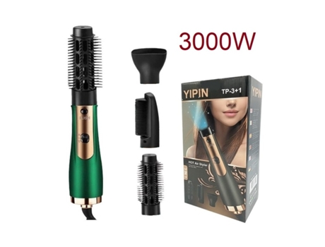 Cepillo Secador de pelo ondulador y rizador 3 + 1 iónico negativo 3000W