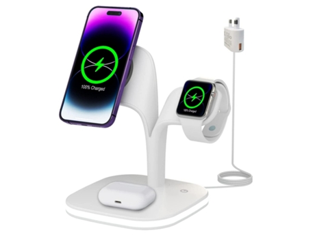 Estación de Carga Sem Atualização Lâmpada para iPhone 14/13 YIZHOOD Blanco