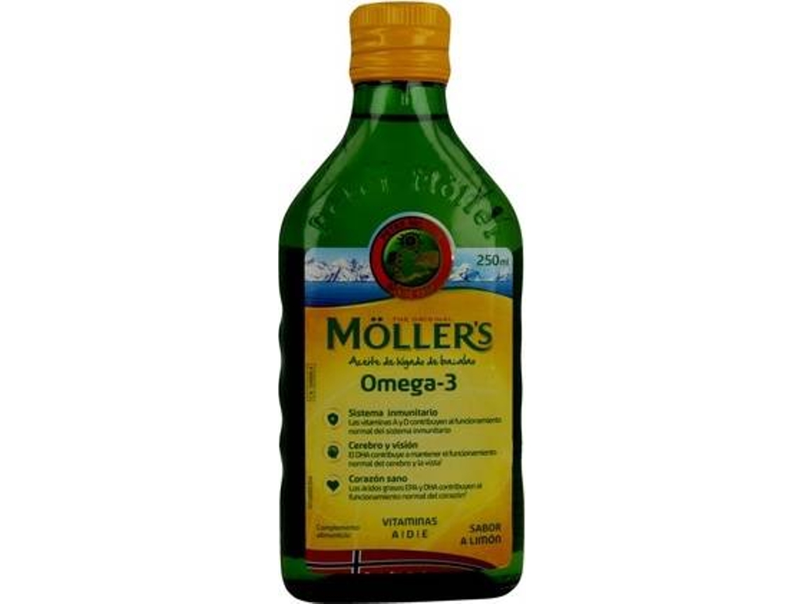 Complemento Alimentar MÖLLER'S Fígado De Bacalhau (250 ml (Limão))