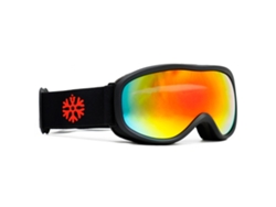 Gafas de esquí para niños / Gafas de snowboard negras - Cristal de espejo rojo IVOL