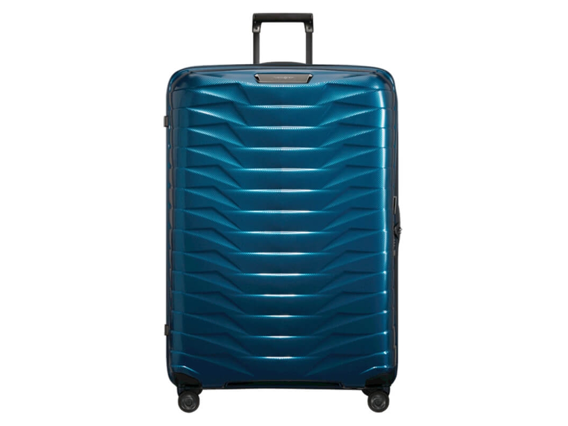 Maleta de viaje gigante Samsonite Proxis de 86 cm y 4 ruedas, color azul petróleo